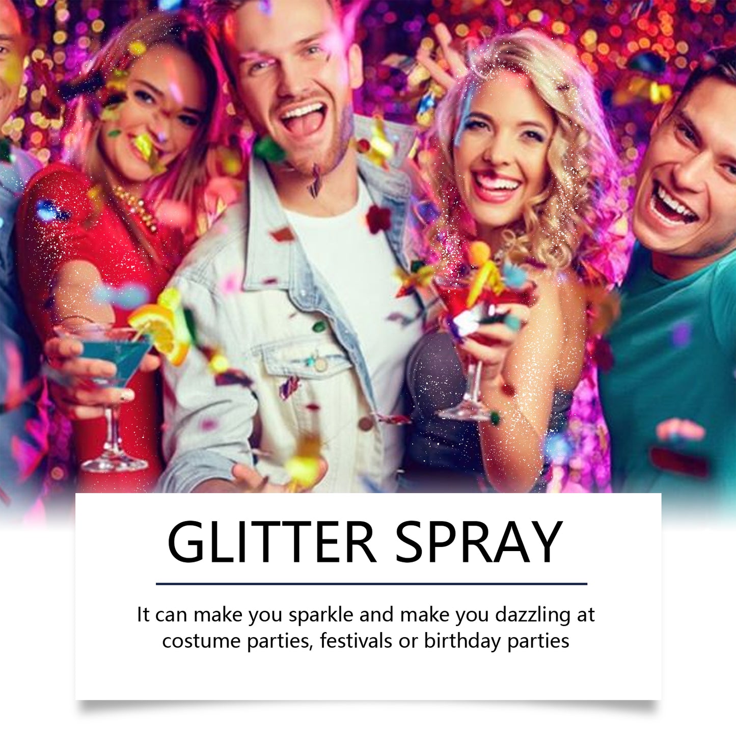 Shimmering Stage Makeup Glitter Spray