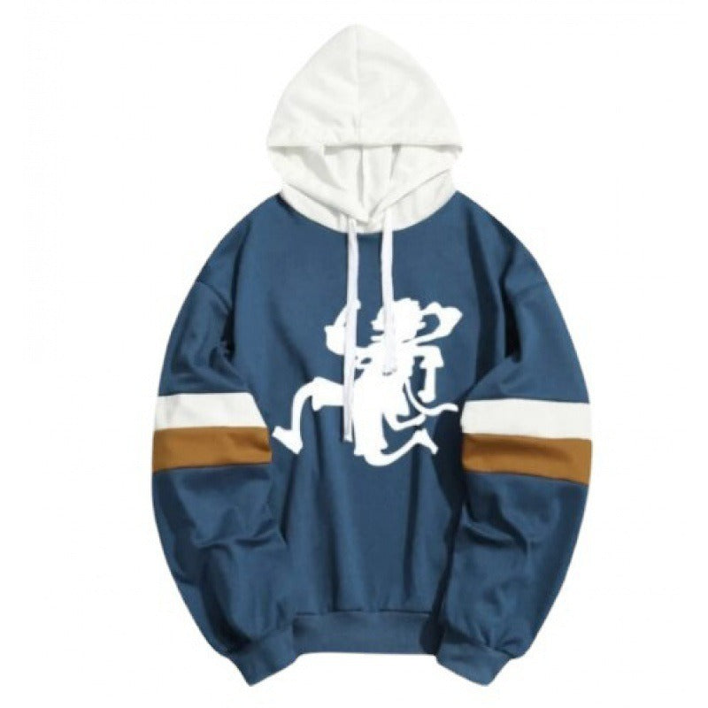 Harajuku Style 3D Patchwork Hoodie & Hat Set