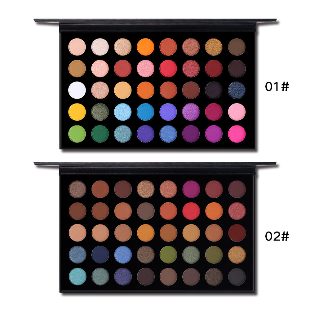 39 Colors Earth Tone Glitter Eyeshadow Palette