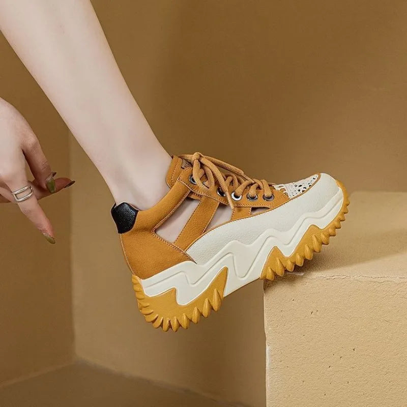 Harajuku Style Height Increase Sneakers for Women