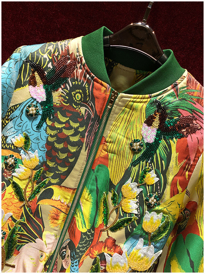 Women's Retro Industrial Slim Casual Jacket