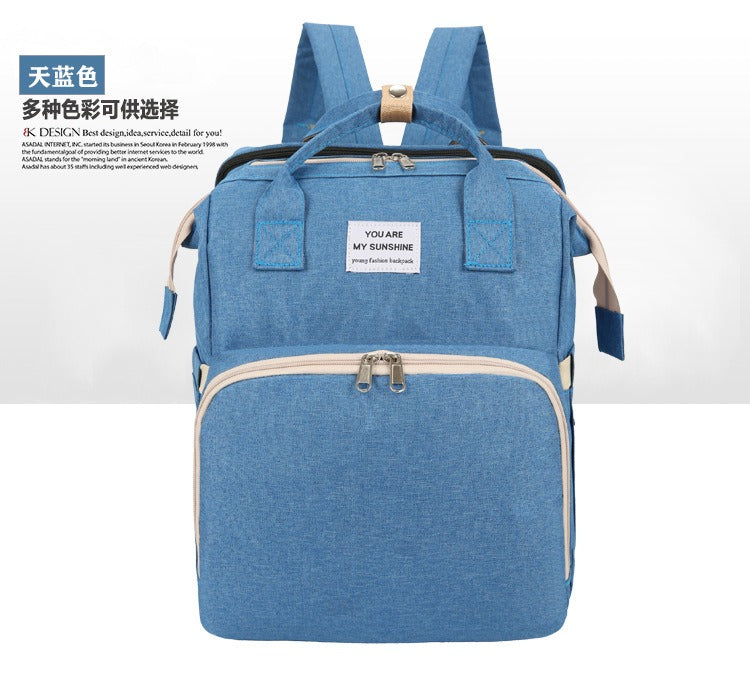 Harajuku Style Portable Foldable Mommy Bag Backpack