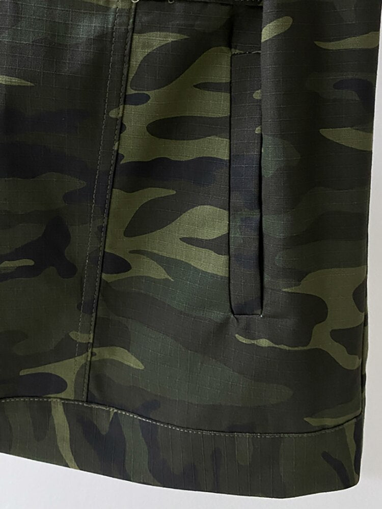 Harajuku Style Women's Camouflage Denim Vest