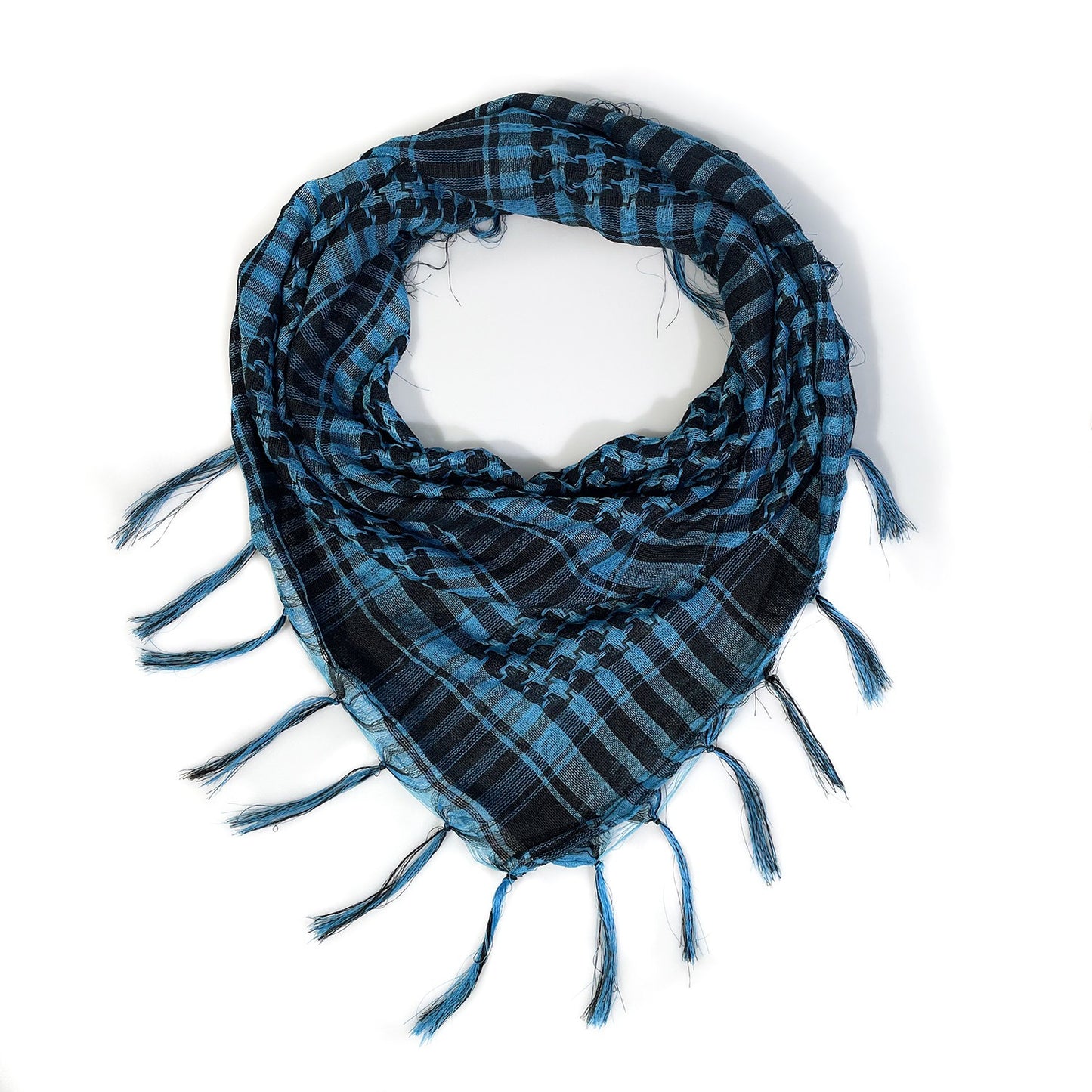 Harajuku Style Network Silk Thousand Bird Grid Scarf