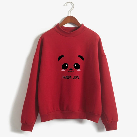 Kawaii Panda Printed Harajuku Sweatshirt for Women
