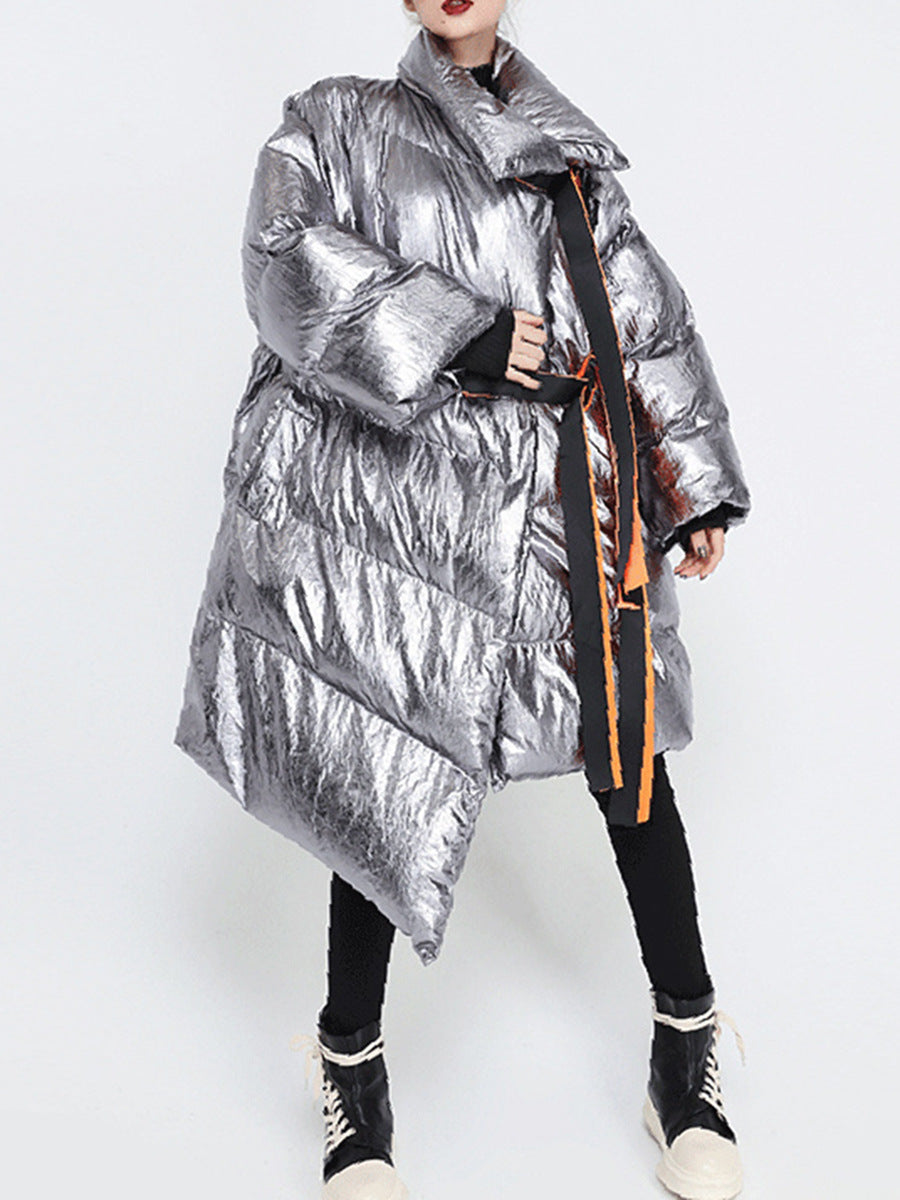 Harajuku Style Irregular Strap Coat - Street Fashion Staple
