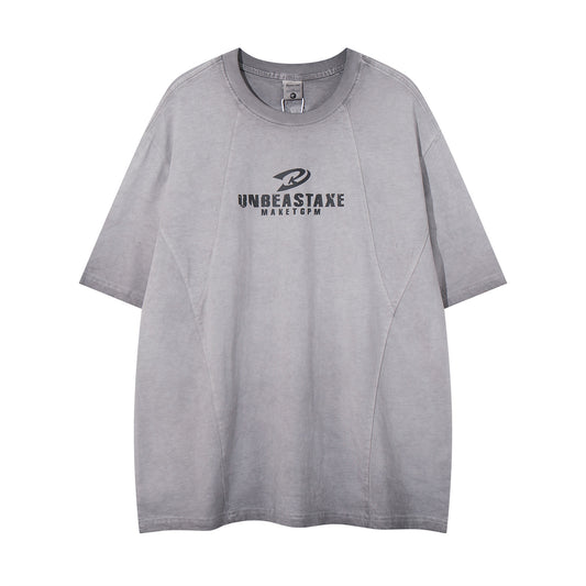 Harajuku Style Letter Printed Short Sleeved T-Shirt