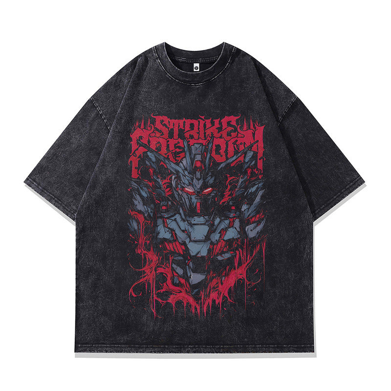 Harajuku Style Skull Demon Cotton Tee