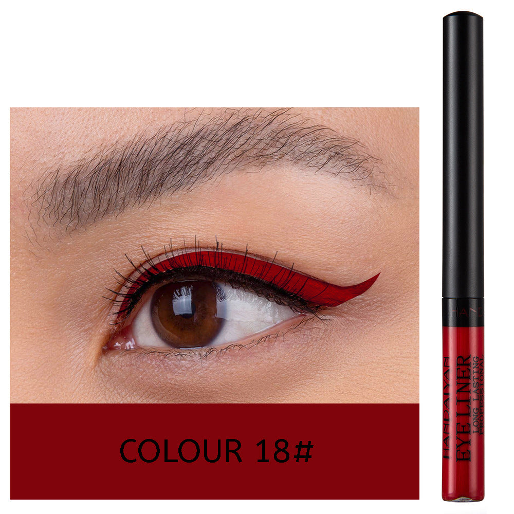 12 Color Matte Liquid Eyeliner - Long Lasting & Non-Smudge