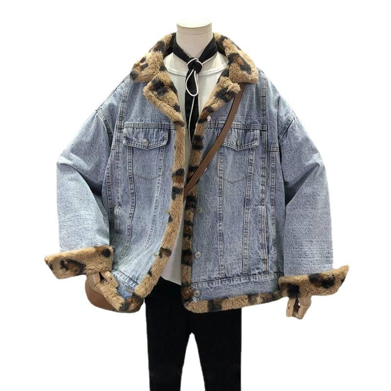 Reversible Lambswool Denim Jacket for Women