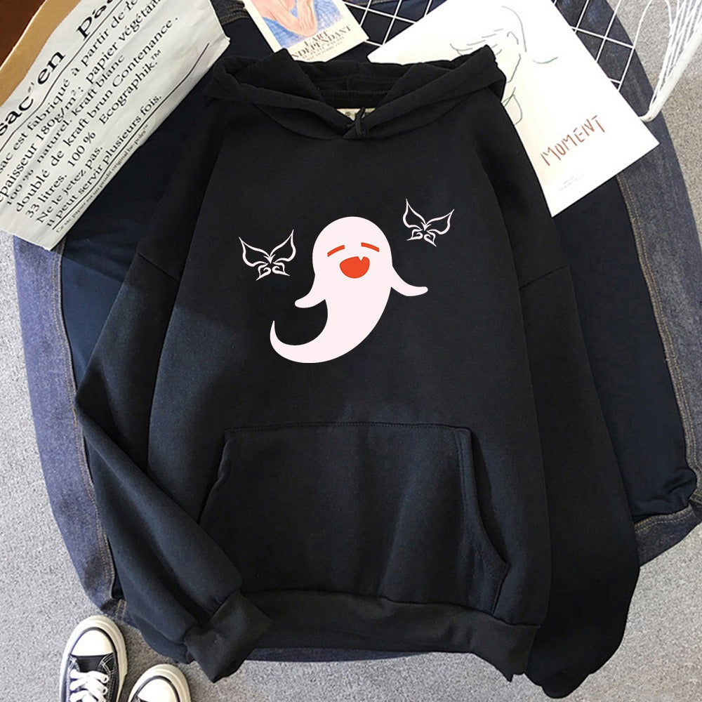 Women's Hu Tao Anime Graphic Hoodie - Harajuku Style