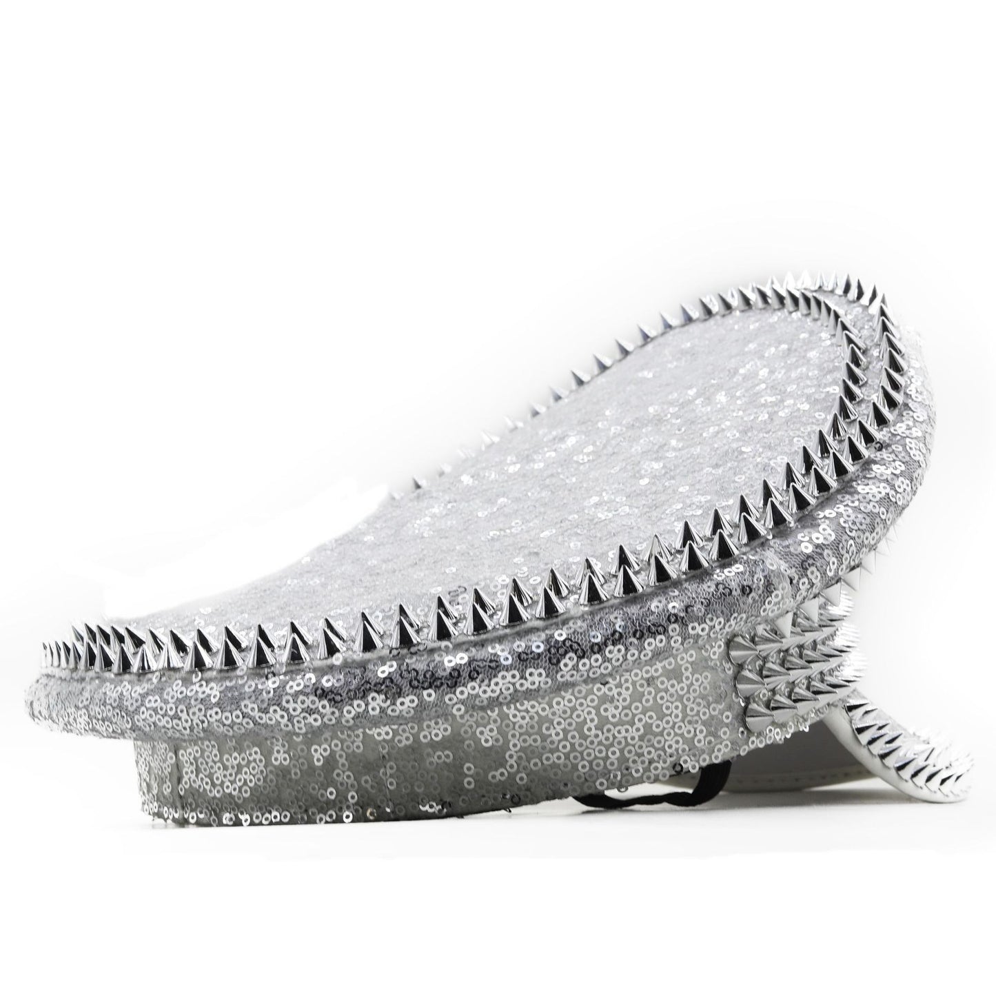 Playful Silver Sequin Wedding Hat - Harajuku Style