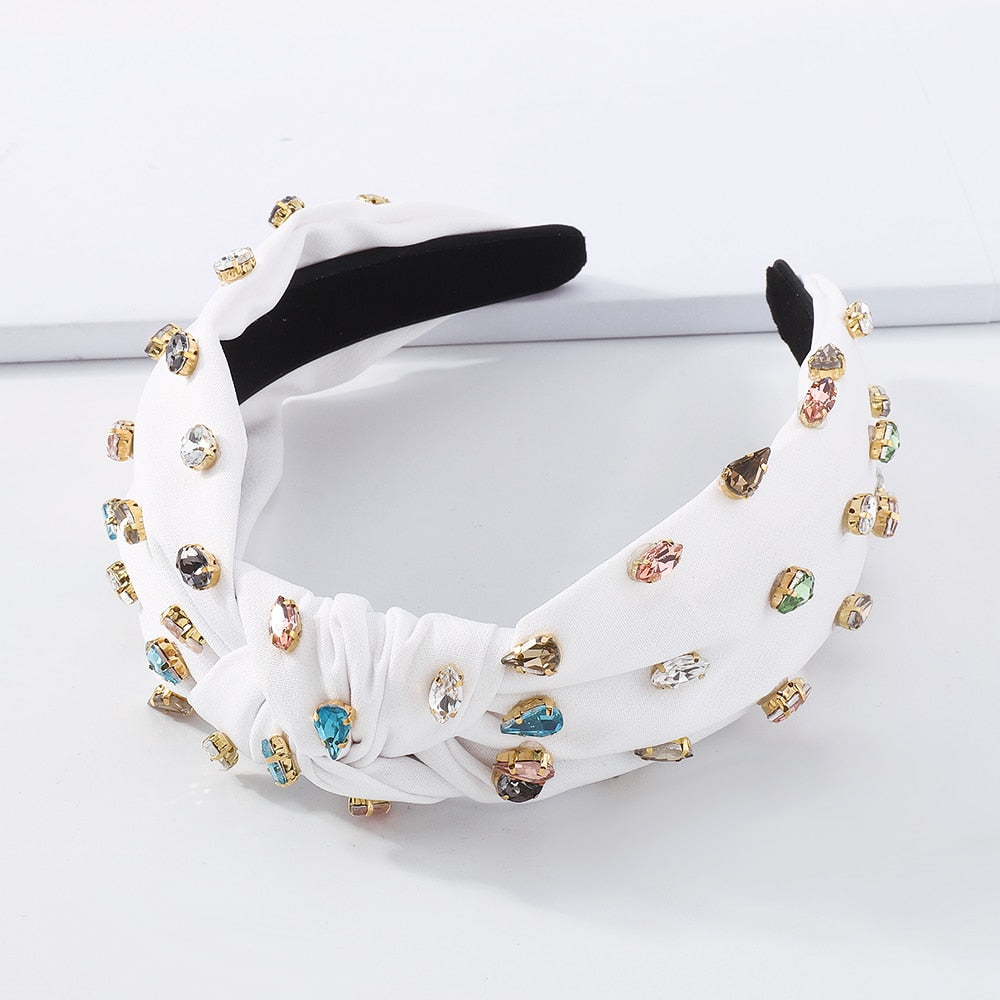 Colorful Rhinestone Headband for Women and Girls