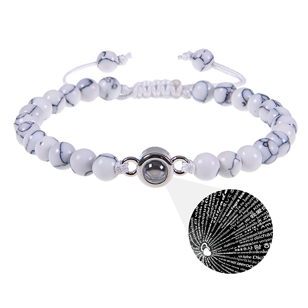 100 Languages I Love You Photo Projection Bracelet