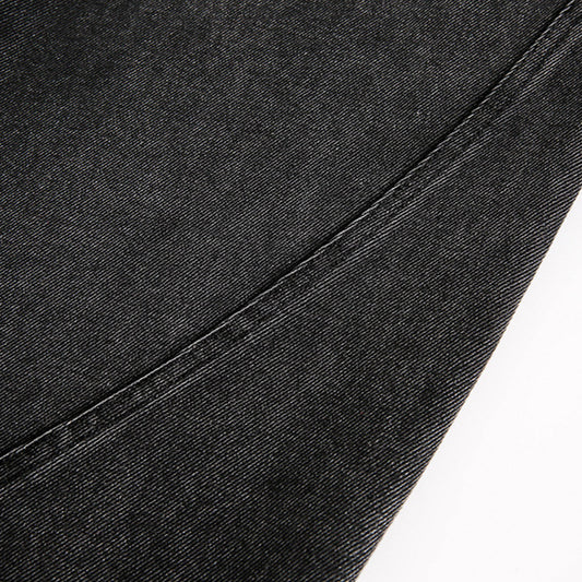 Men's Straight Leg Wash Denim Jeans