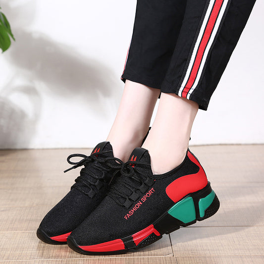 Harajuku Style Women's Lightweight Lace-Up Sports Shoes