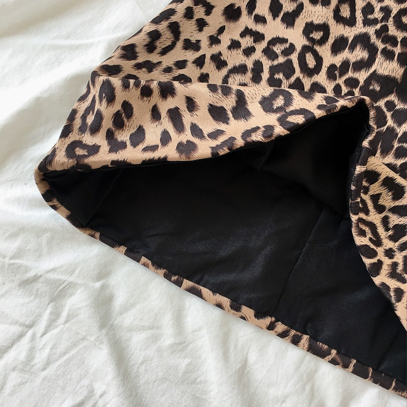 Sexy Leopard Mini Skirt for Women