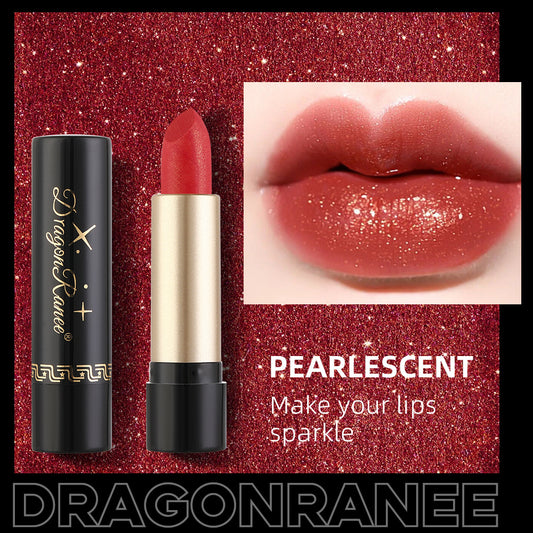 Gilt Pearlescent Dragon Fruit Peach Pink Lipstick