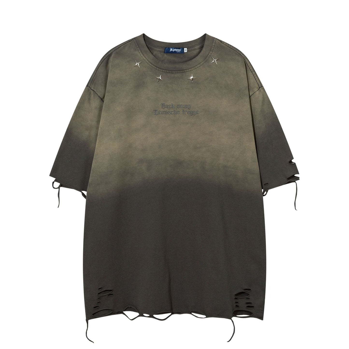 Retro Washed Tie-dye Short Sleeve T-shirt