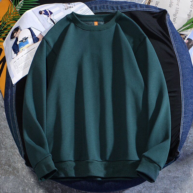 Harajuku Style Men's Casual Hoodie - Multicolor Cotton Fleece