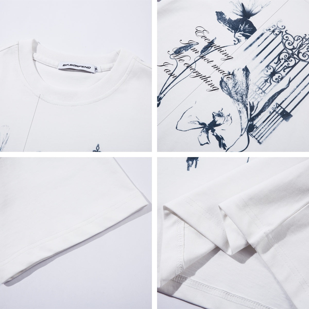 Heavyweight Pure Cotton Oversized Crew Neck Tee