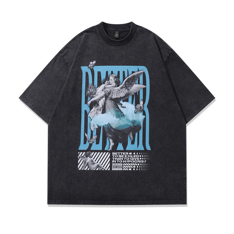 Vintage American Retro Punk T-Shirt - Harajuku Style