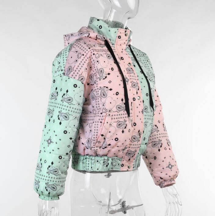 Harajuku Style Colorblock Long Sleeve Zipper Jacket