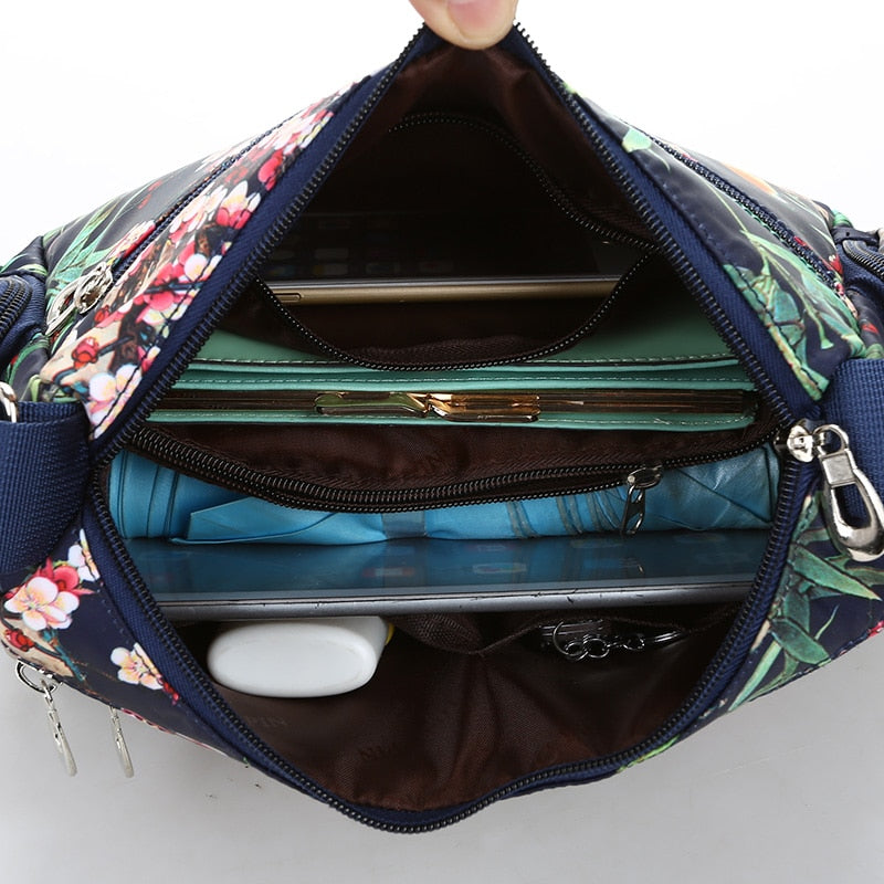 Harajuku Floral Shoulder Bag - Vintage Style Messenger Bag
