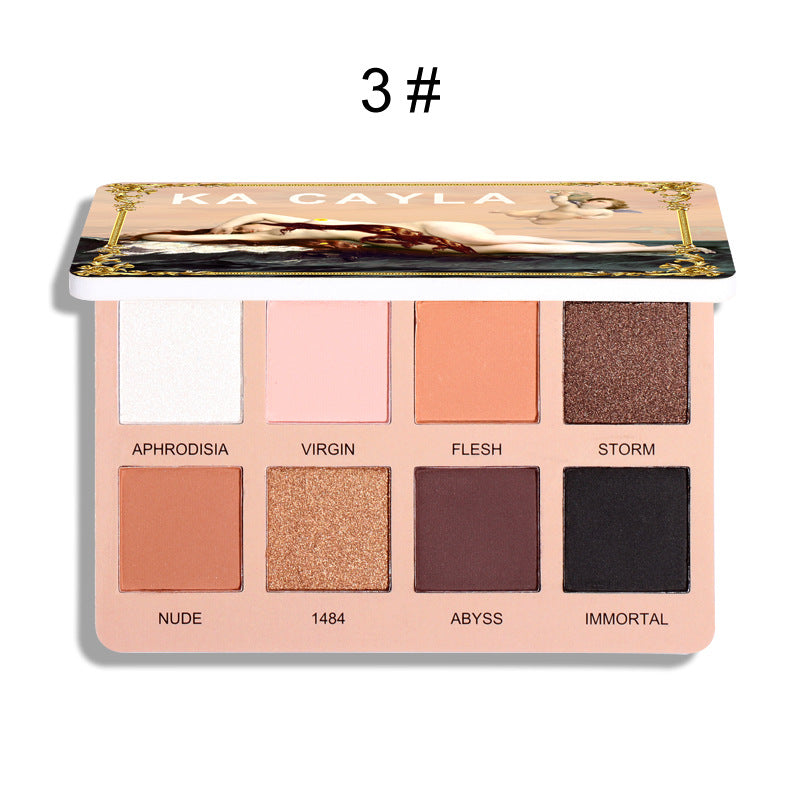 8 Color Harajuku Style Eyeshadow Palette - Matte & Glitter
