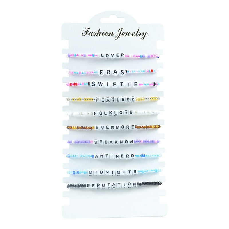 Colorful Harajuku Style Beaded Bracelet Set