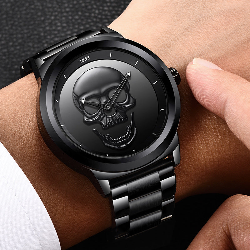 Harajuku Skull Stereoscopic Watch