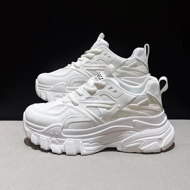 Versatile Thick Soled Dad Shoes for Girls
