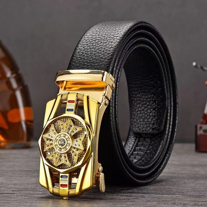 Harajuku Inspired Men's Versatile Automatic Buckle Belt