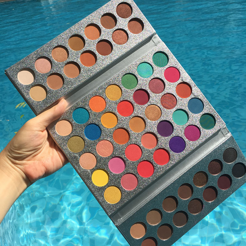63 Color Harajuku Eyeshadow Palette - Glitter & Matte
