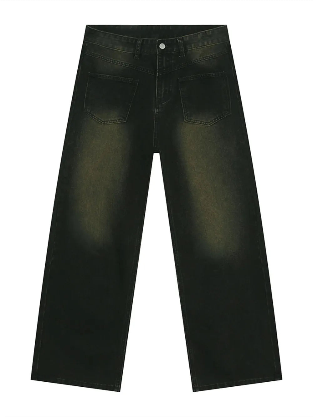 Men's Distressed Backward Jeans - Harajuku Style
