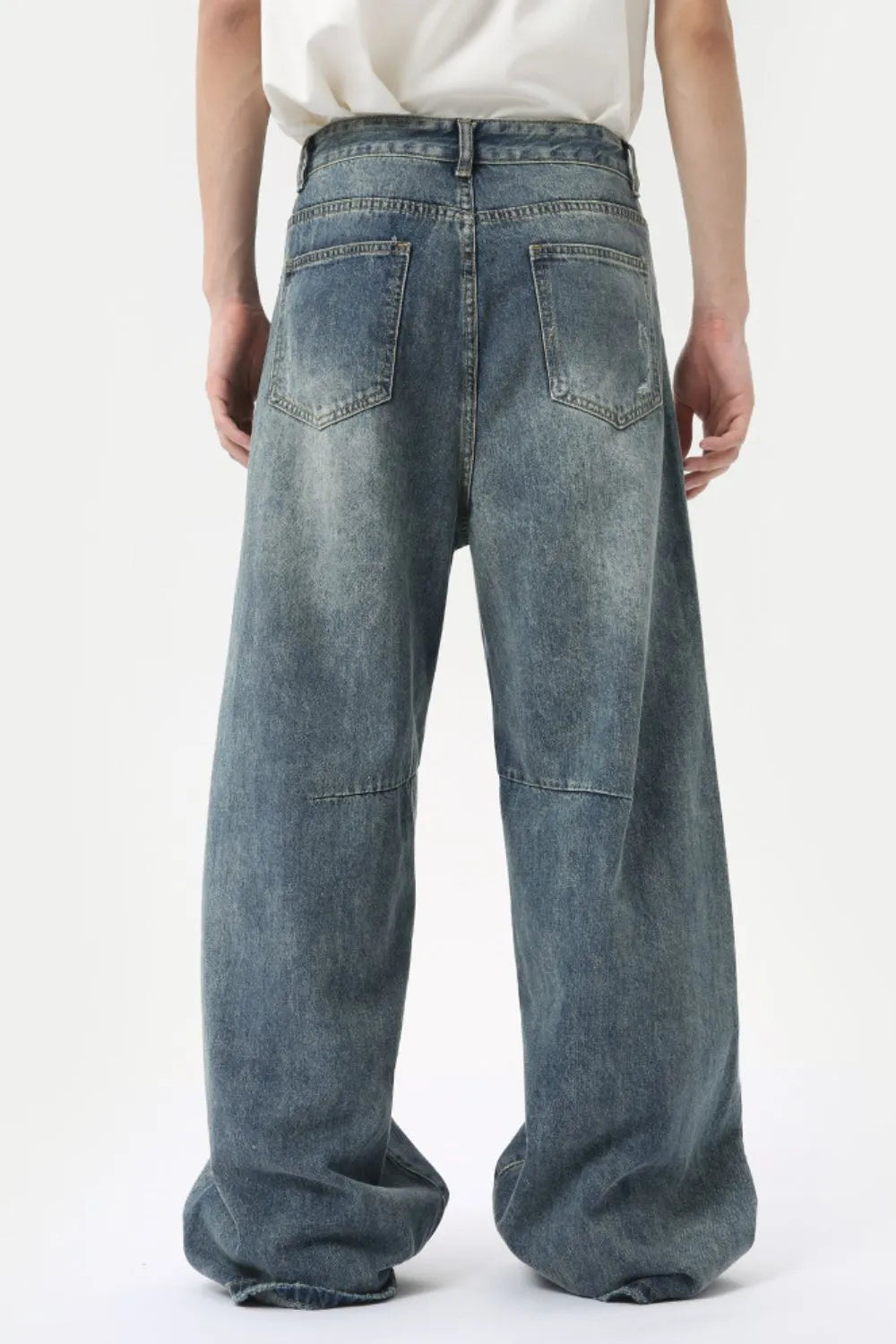 Distressed Wide Leg Men's Jeans – Harajuku Style