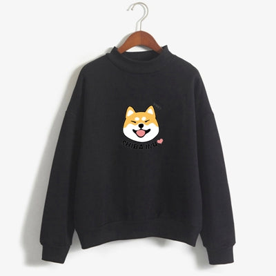 Kawaii Shiba Inu Harajuku Hoodie - Cute Japanese Anime Pullover