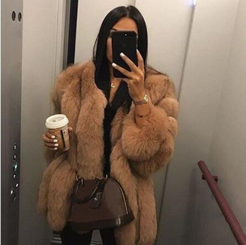 Playful Purple Pink Faux Fur Coat for Women