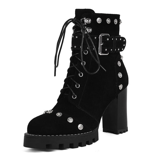 Genuine Leather Harajuku Style Women's Boots