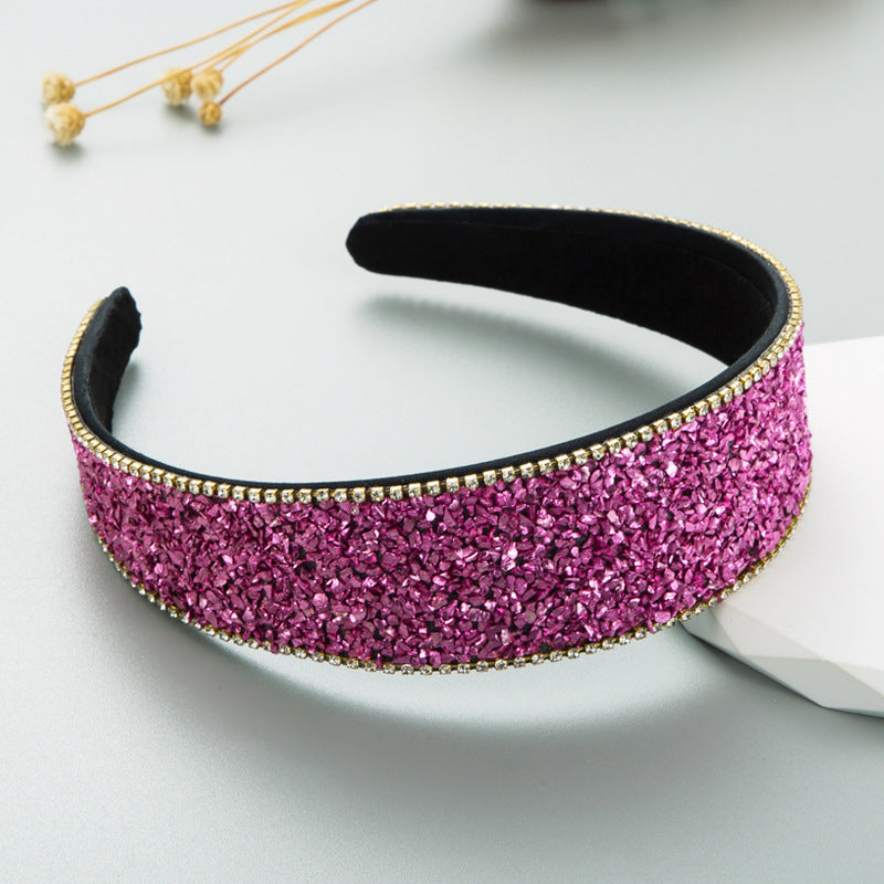 Colored Stone Hair Decoration Headband
