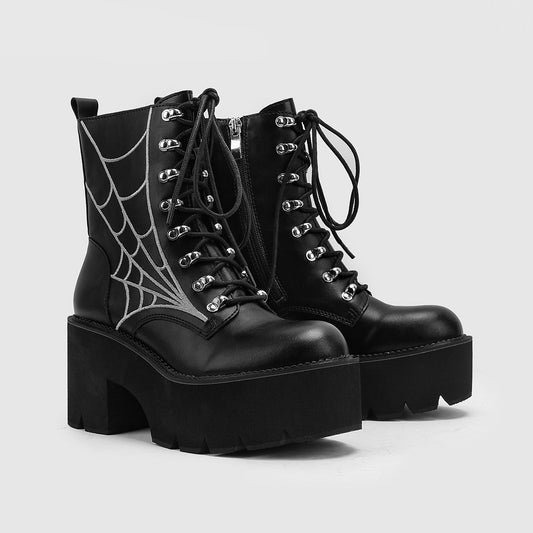Harajuku Style Women's Thick Soled Platform Boots