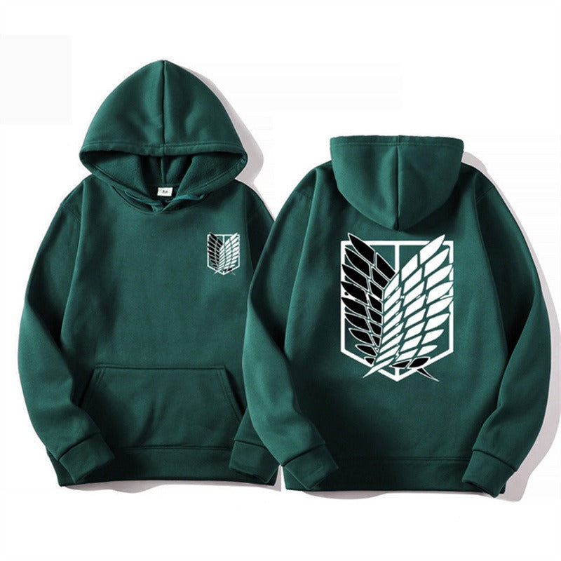Mikasa Allen Hooded Sweatshirt - Harajuku Style