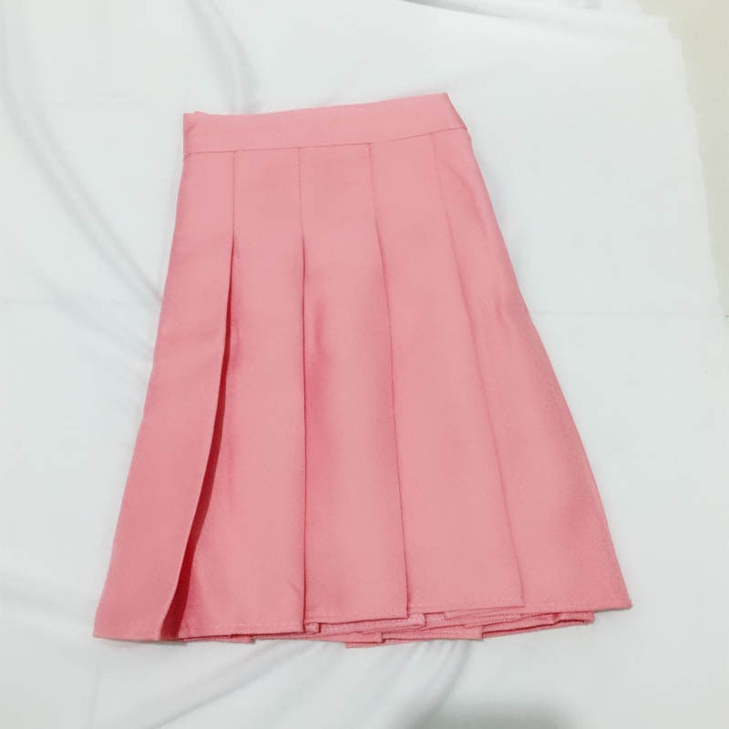 Harajuku Style High Waist Pleated Mini Skirt for Women