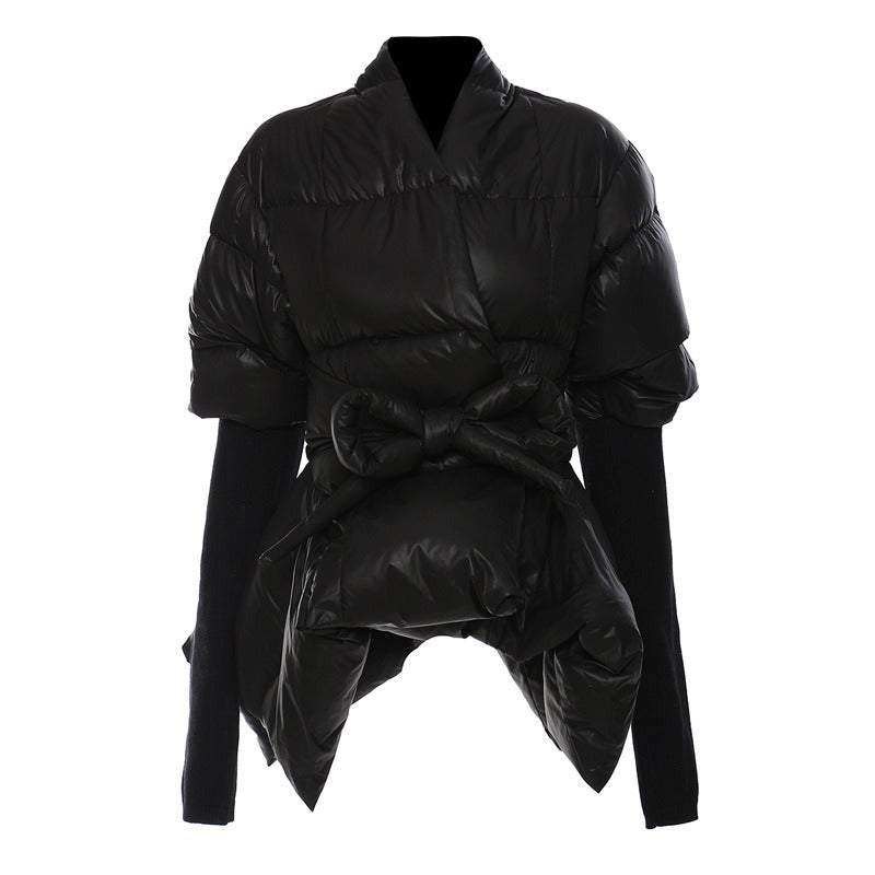 Personalized Camouflage Knitted Cuffs Cotton Jacket