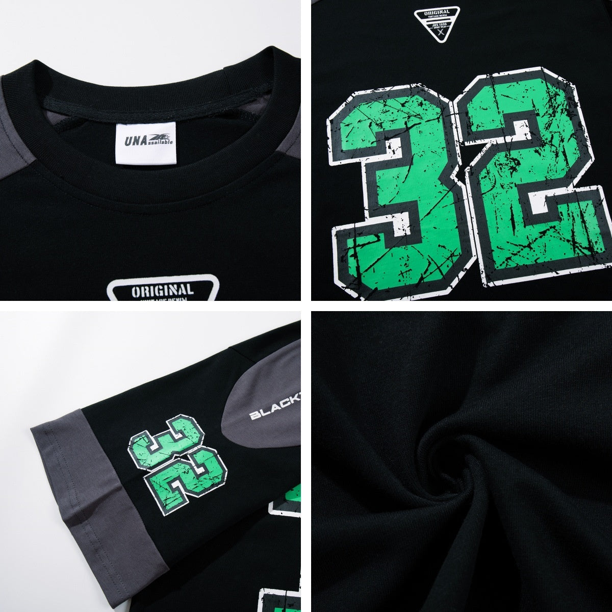 Harajuku Style Color-Block Short Sleeve T-Shirt Jersey