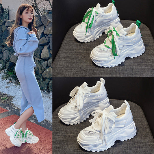 Harajuku Style Thick-Soled Women's Casual Sports Shoes