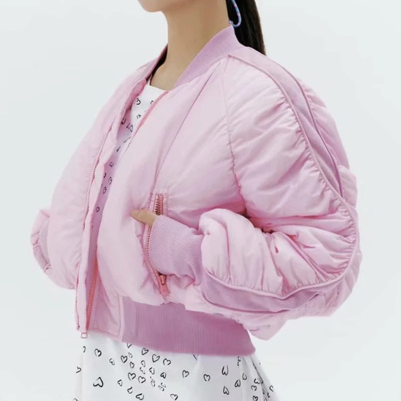 Harajuku Style Women's Vintage Cotton Pockets Jacket