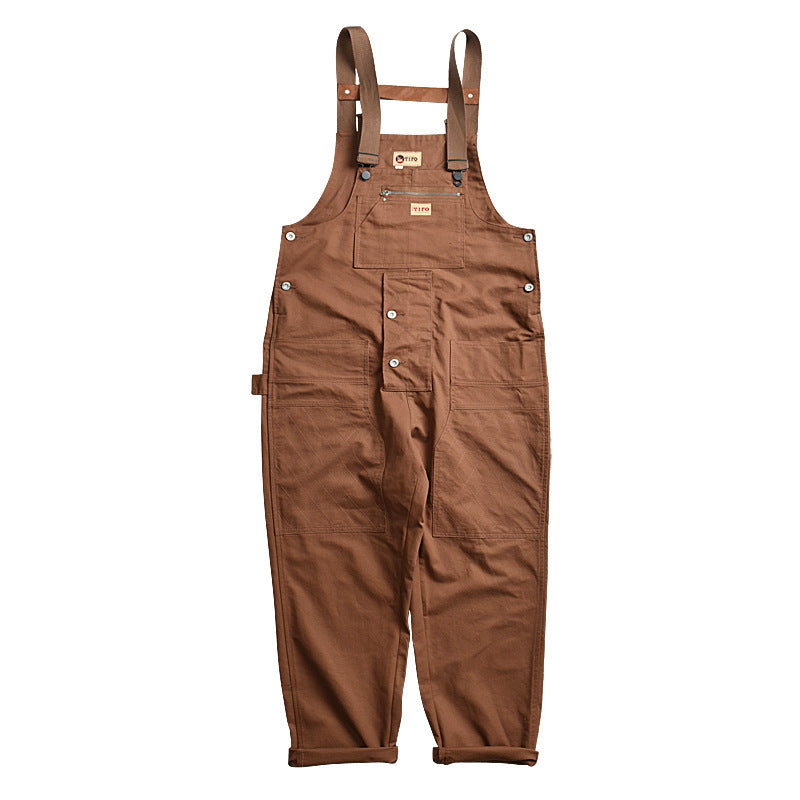 Ameri Multi-Pocket Tool Suspenders Trousers