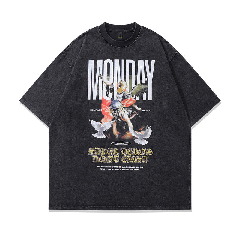 Vintage American Retro Punk T-Shirt - Harajuku Style
