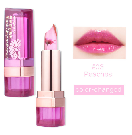 Charming Black Chrysanthemum Lipstick - 3 Fruit Flavors